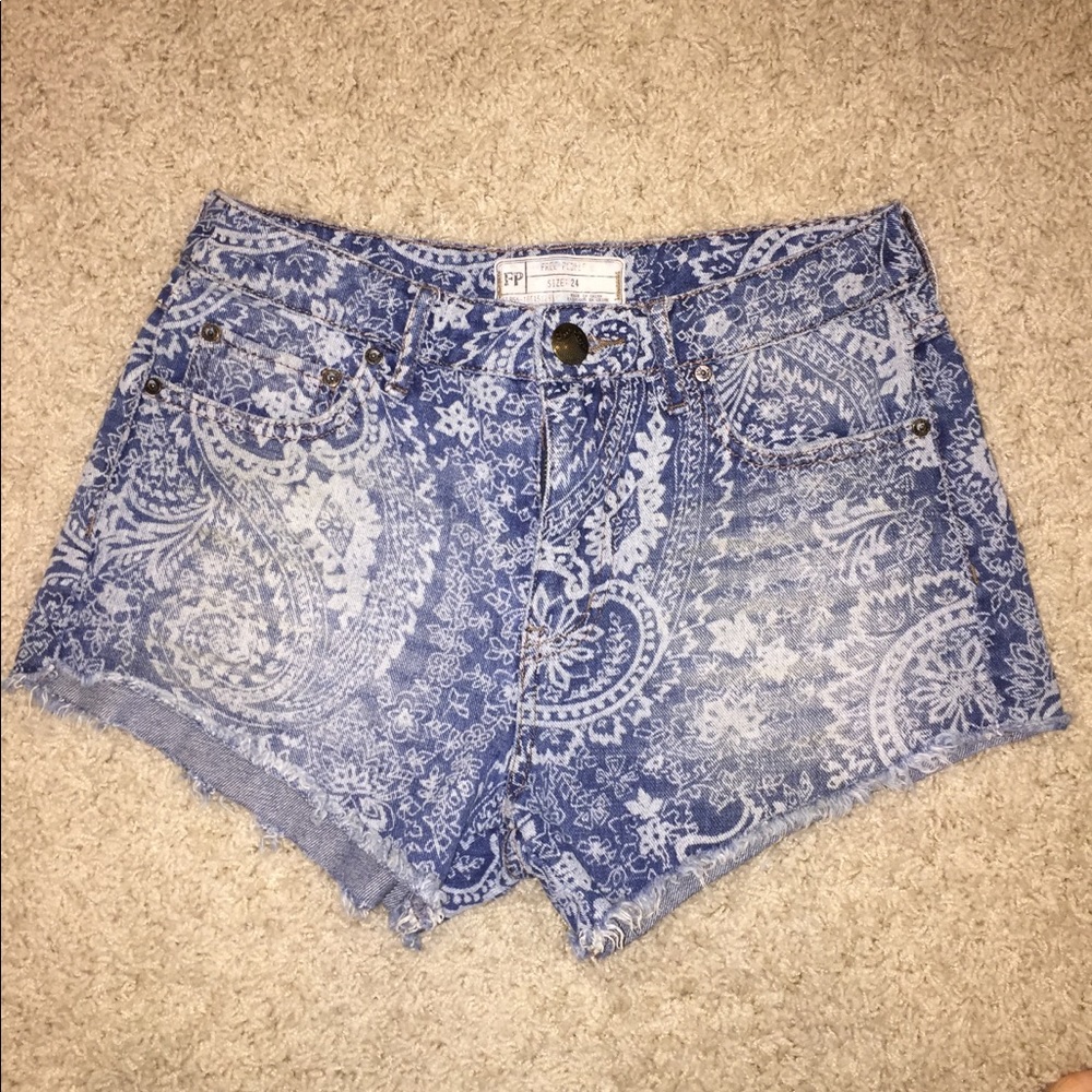 Free People Jean shorts size 24
